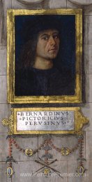 Autoportrait dans la chapelle Baglioni