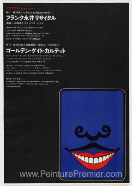 Bouche souriante avec moustache, récital au Kyoto Festival Hall