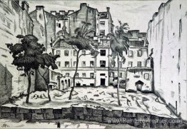 Rasse-frise sur l'île Vasilievsky