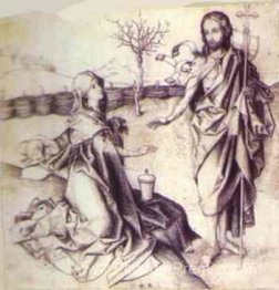 Notre Sauveur apparaissant à Mary Magdalene dans le jardin