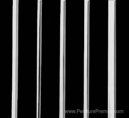 5 rectangles noirs sur blanc