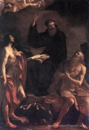 St Augustine, St John the Baptist et St Paul l'ermite