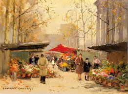 Stands de fleurs à La Madeleine