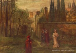 Rencontre de Dante avec Beatrice