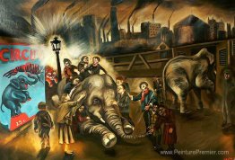 Les enfants aveugles ressentent un éléphant