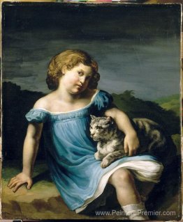Portrait de Louise Vernet comme enfant