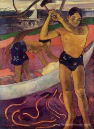 Un homme avec une hache