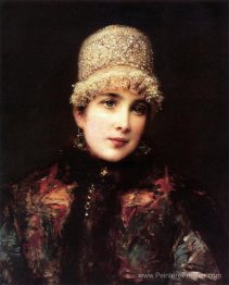 Beauté russe à Kokoshnik