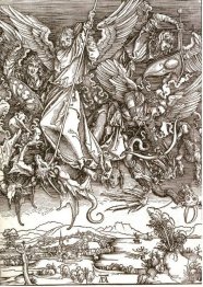 St. Michael et le dragon, d'une édition latine