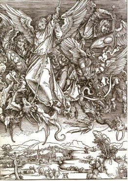 St. Michael et le dragon, d'une édition latine