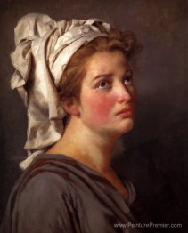 Portrait d'une jeune femme dans un turban