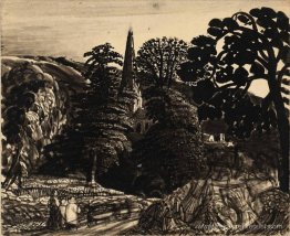 Une église parmi les arbres