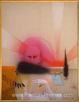 Femme avec fourrure