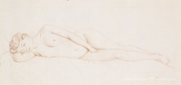Femme allongée nue