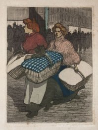 Les blanchisseurs transportent Linnen