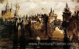 Ville Avec le Pont de Tumblown