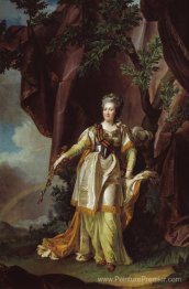 Portrait de la grande impératrice russe Catherine II