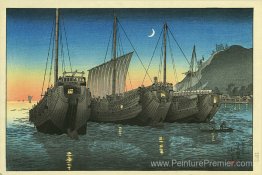 Jonques dans la baie d'Inatori