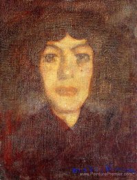 La tête de la femme avec un endroit de beauté
