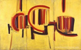 Triptyque jaune