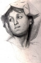 Chef d'une jeune fille romaine