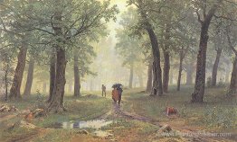 Pluie dans le Oak Grove