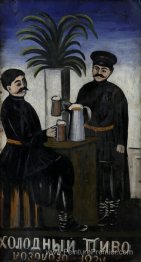 Panneau "bière froide et froide"