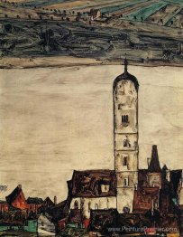 Église à Stein sur le Danube