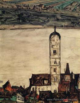 Église à Stein sur le Danube