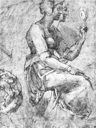 Étude d'une femme assise