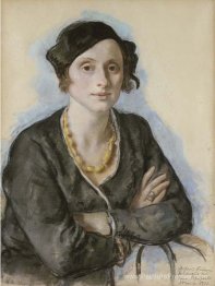 Portrait de Ekaterina Cavos Hunter, le cousin de l'artiste