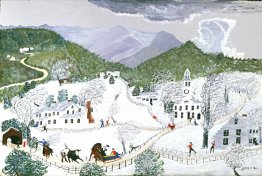 Une tempête de neige