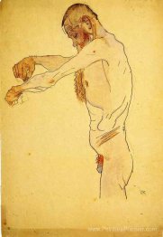Vieil homme nu debout