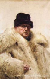 Autoportrait dans une peau de loups