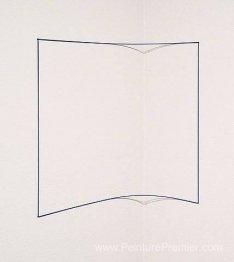 Pièce d'angle du jour bleu