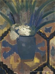 Des fleurs sur le fond du tapis