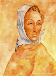 Portrait de Fernande Olivier en foulard