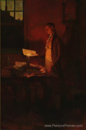 Thomas Jefferson écrivant la déclaration d'indépendance