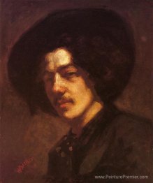 Portrait de Whistler avec un chapeau