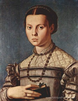 Portrait d'une fille avec livre