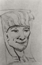 Masque d'une momie égyptienne 3