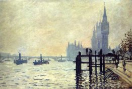 La Tamise en dessous de Westminster