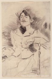 Portrait de Henry Viel, un ami du peintre Fernand Leger