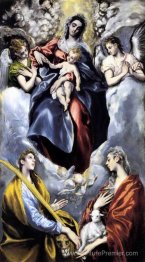 La Vierge et l'enfant avec Saint-Martin