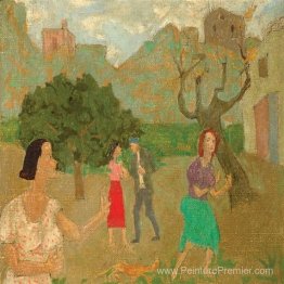 Figures dans le village