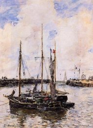 Entrée du port de Trouville