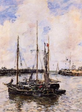 Entrée du port de Trouville