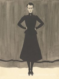Femme en pié