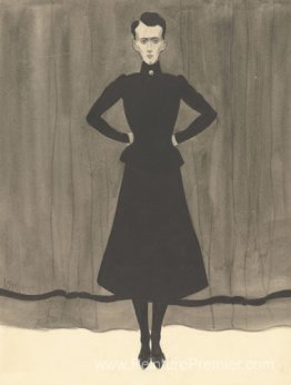 Femme en pié