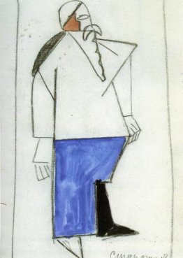 Costume pour la victoire sur le soleil. Un vieux horloger